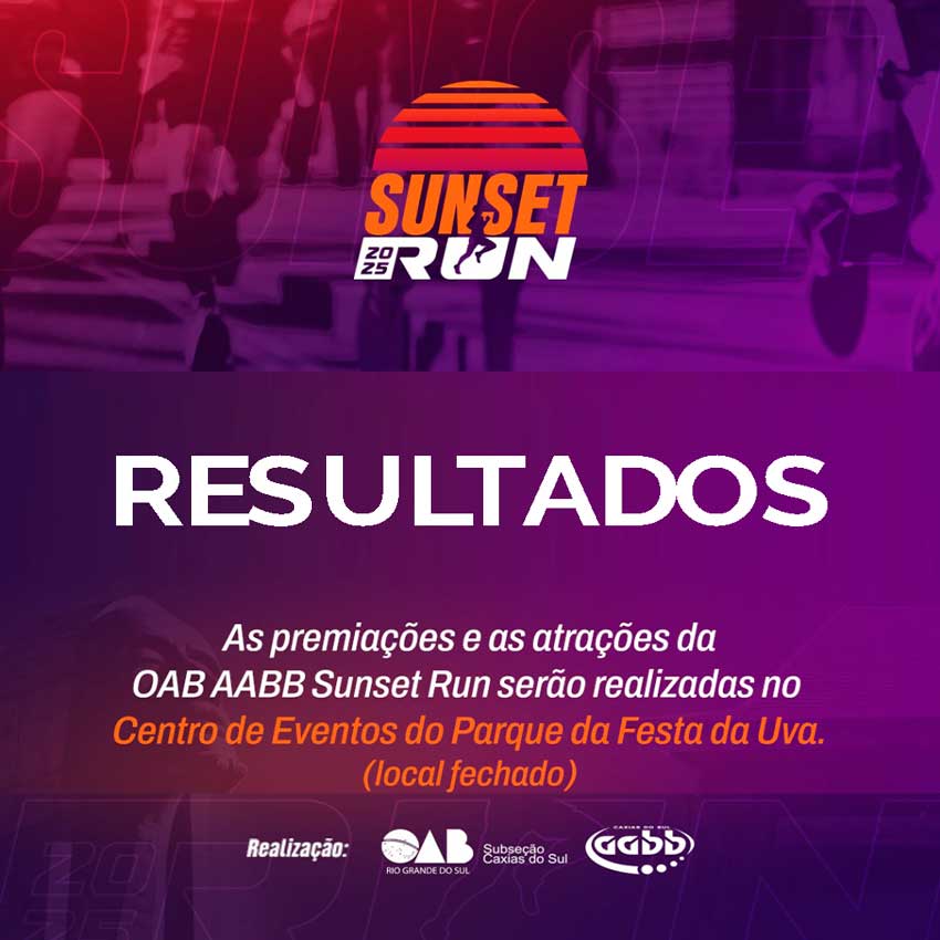 RESULTADOS SUNSET OAB AABB – 02/08/25