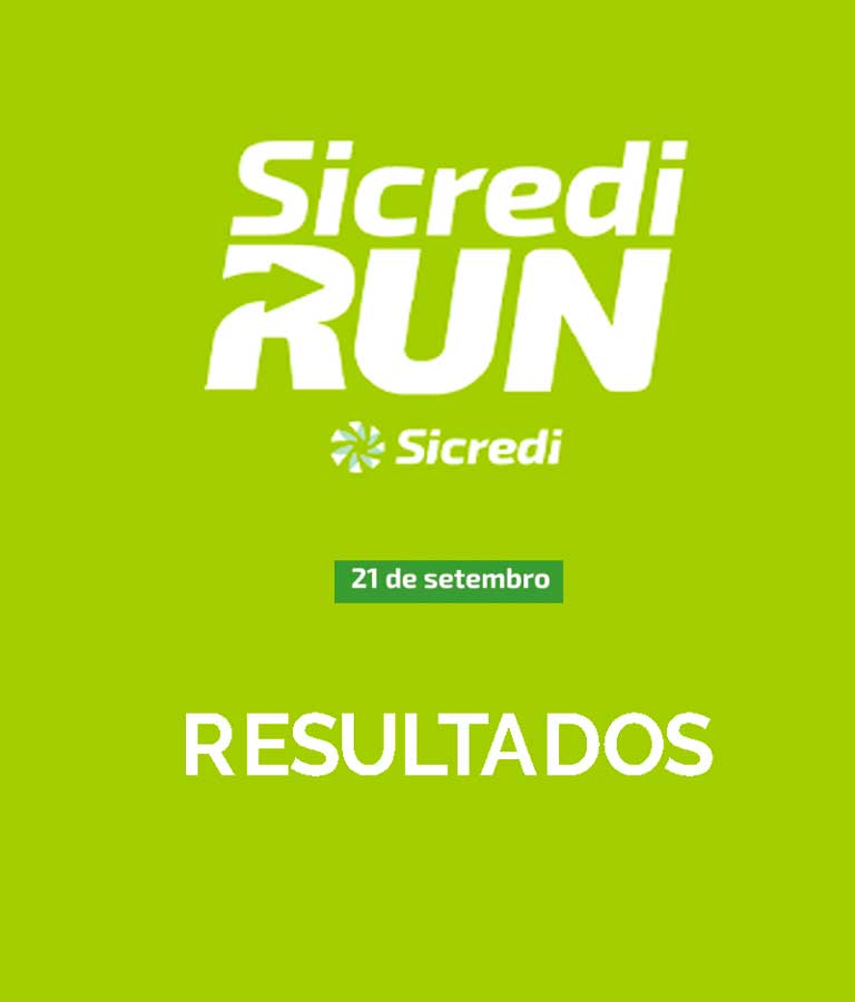 RESULTADOS Sicredi Run 21/09/2025